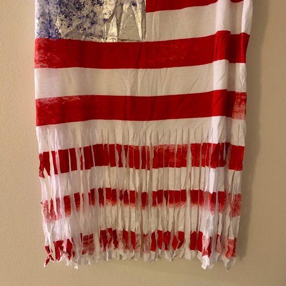 Patriotic fringe tank - Picture 2 of 10